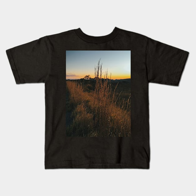 Sunset in Brazilian National Park (Chapada dos Veadeiros, Goias) Kids T-Shirt by visualspectrum